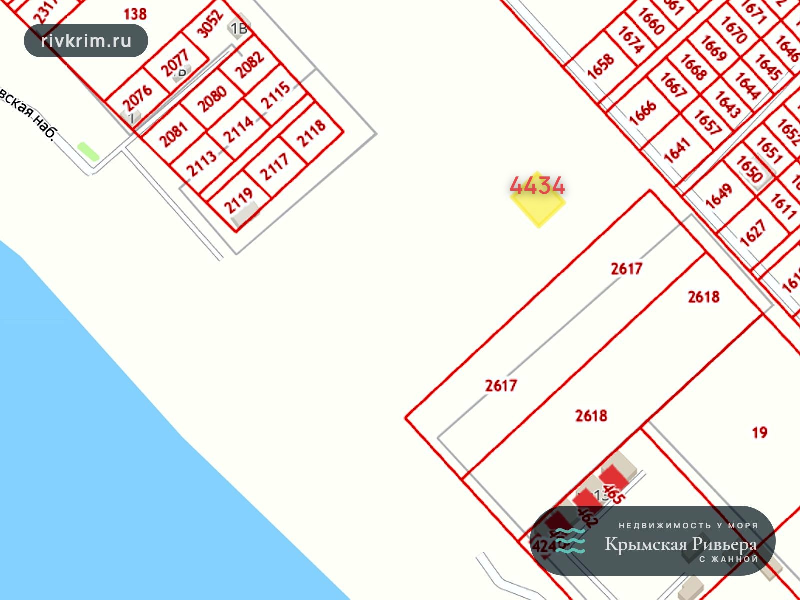 Участок земли на Крымском побережье 5 соток. 4434