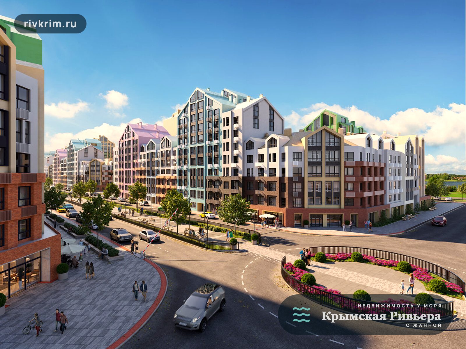 Евпатория ЖК "Мойнако Ривьера" 1-комнатная квартира 56 м²
