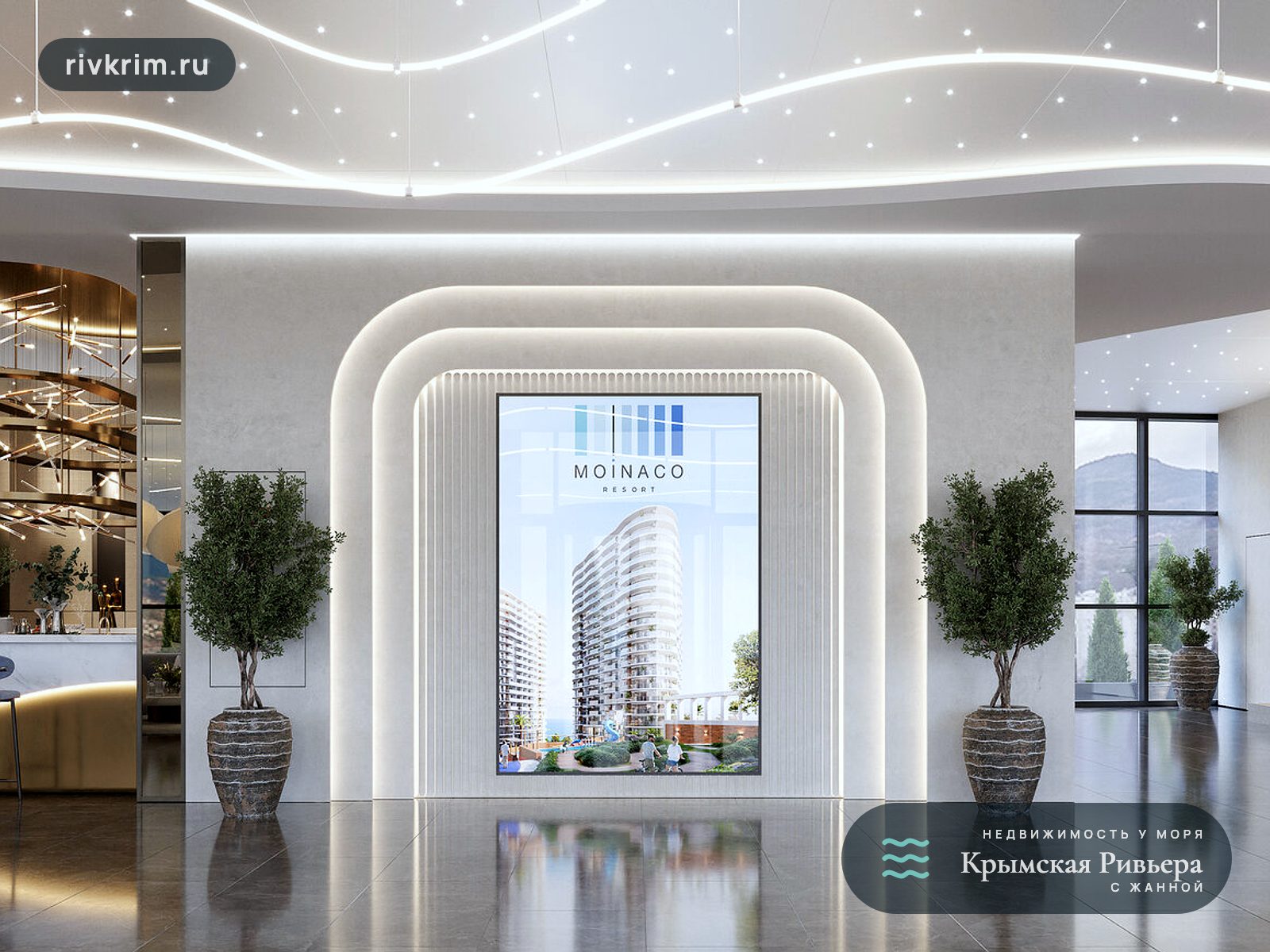 Евпатория ЖК "Мойнако Ривьера" 1-комнатная квартира 56 м²