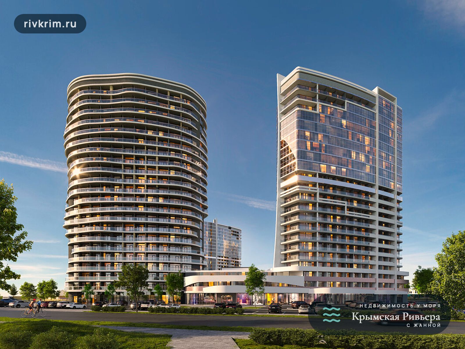 Евпатория ЖК "Мойнако Ривьера" 2-комнатная квартира 84 м²